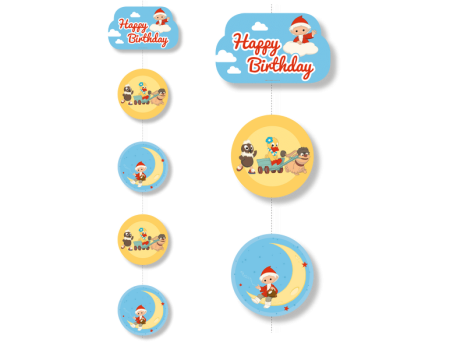 Unser Sandmännchen Deckenhänger Happy Birthday
